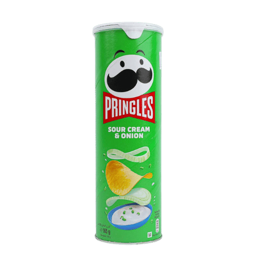 Pringles Sour Cream & Onion Crisps, 165g